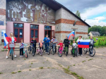 Велопробег «Знамя России, мы гордо несем!» (Кляриновская библиотека и СДК)