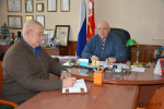 рабочая встреча Главы округа с депутатом Смоленской областной думы Евгением Ивановичем Максименко - фото - 1
